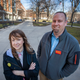 Andrea Cardinal and Tony Hessenthaler, lecturers at the University of Michigan, where employees and students have been digging into the budget.